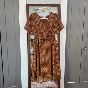 Piper & Scoot - Empire Dress in Rust